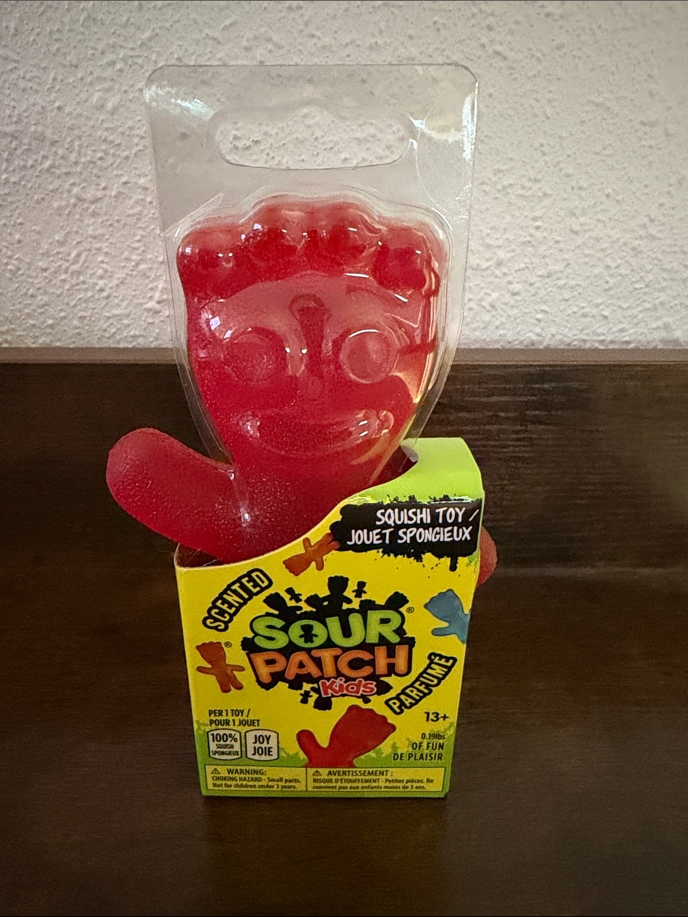 Red Scented Sour Patch Kids Squish Toy